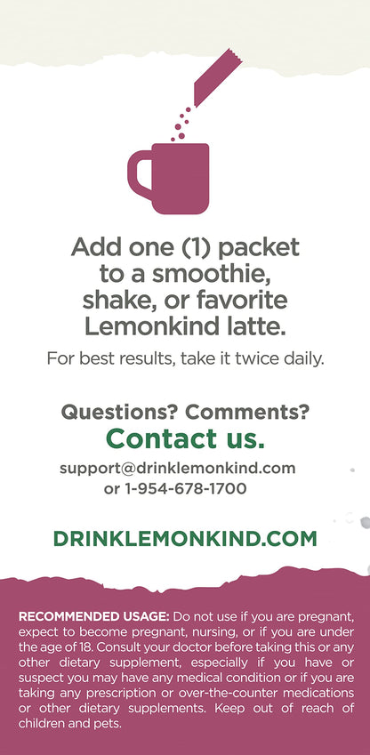 LEMONKIND Organic Zero Calorie Control - Healthy Supplement for Controling Snacking LEMONKINDBuy Supplements Australia