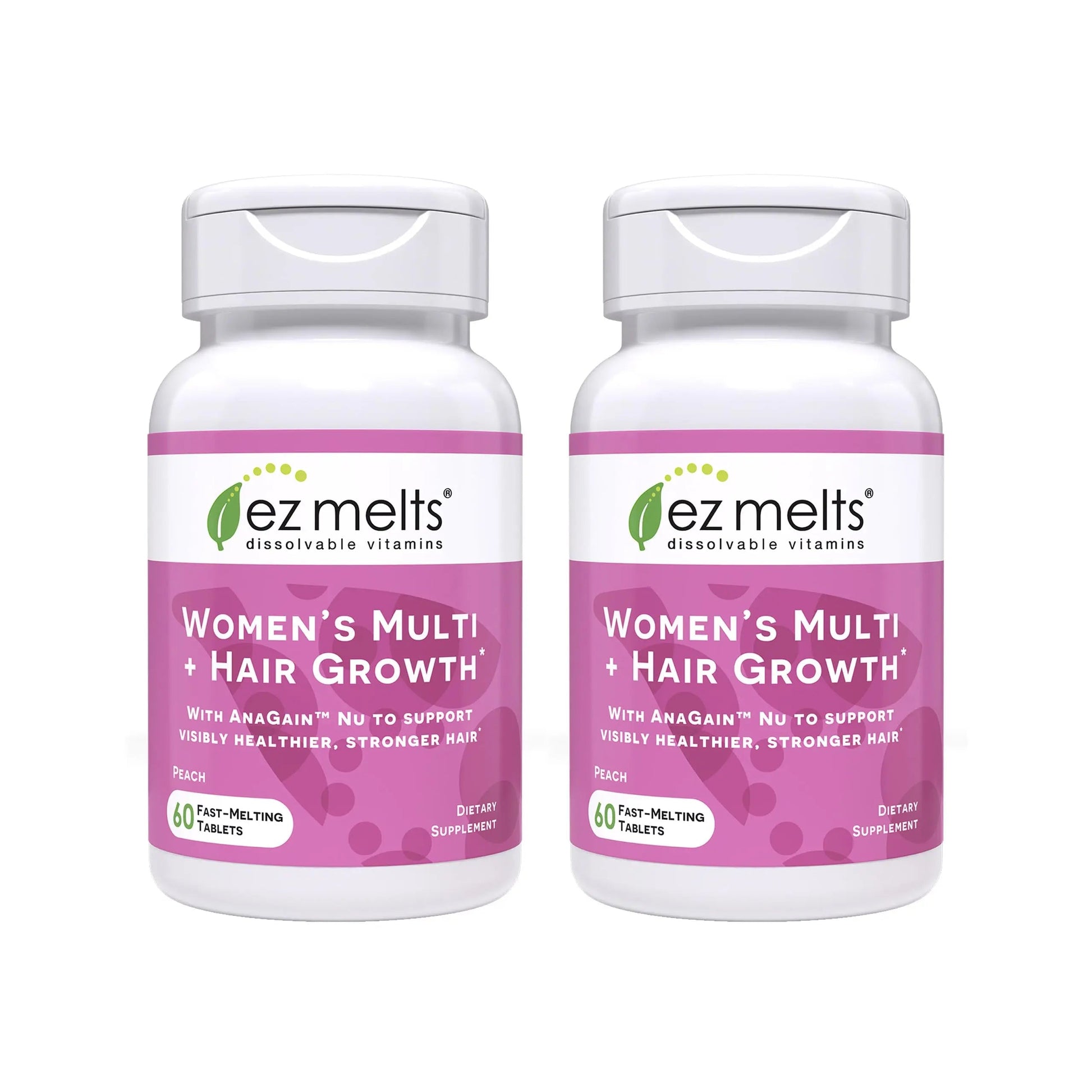 EZ Melts Women's Multi + Hair Growth - Daily Multivitamin for Women - Supports Healthy Energy Levels & Reduced Hair Shedding EZ Melts