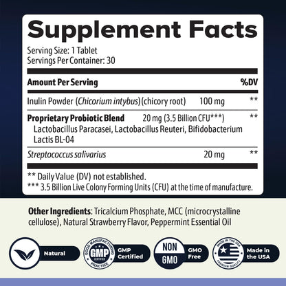 Nature’s NutriWave BrainSync Probiotic Supplement – Supports Daily Wellness & Gut-Brain Balance – 3.6 Billion CFU – 30 Dissolvable Tablets, 1 Month Supply Nature’s NutriWaveBuy Supplements Australia
