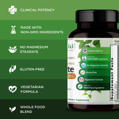 EMERALD LABS Complete 1-Daily Multi - Complete Multivitamin for Men & Women with Vitamin C, Methylated Folate, Whole-Food Blend & More EMERALD LABS