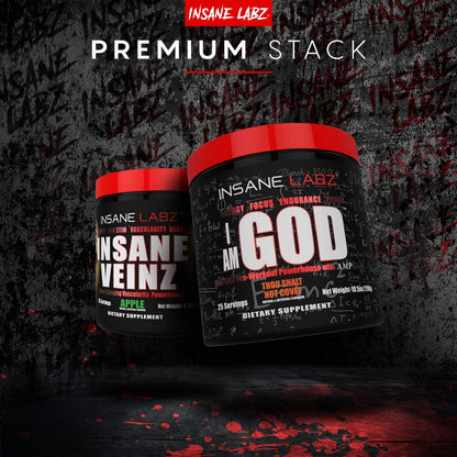 Insane Labz I am God Pre Workout, High Stim Pre Workout Powder Loaded with Creatine Insane LabzBuy Supplements Australia