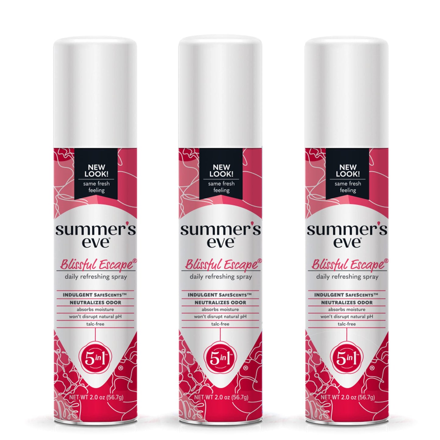 Summer's Eve Blissful Escape Daily Refreshing Feminine Spray, 2 oz, 3 Pack Summer's EveBuy Supplements Australia