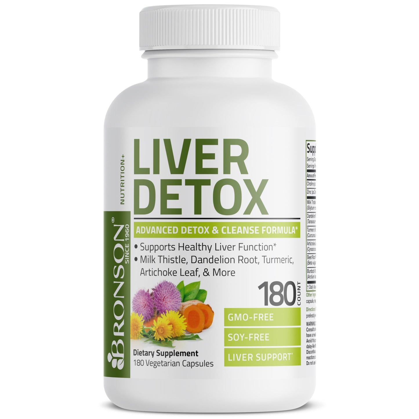 Bronson Liver Detox Advanced Detox & Cleansing Formula Supports Health Liver Function BronsonBuy Supplements Australia