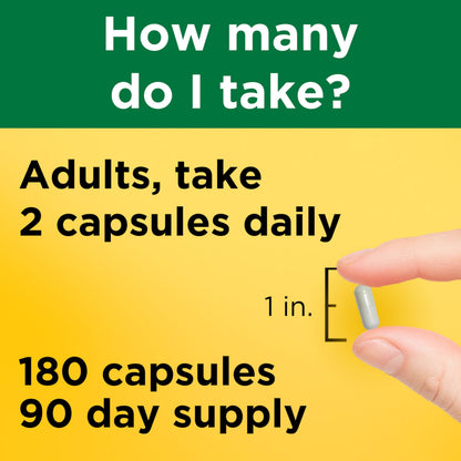 Nature Made Magnesium Glycinate 200 mg per serving, Magnesium Supplement for Muscle, Heart, Nerve and Bone Support, 180 Magnesium Bisglycinate Capsules, 90 Day Supply Nature MadeBuy Supplements Australia
