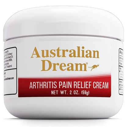 Australian Dream Arthritis Pain Relief Cream - Soothing & Non-Greasy - Powerful Topical Arthritis Pain Relief - Good for Muscle Aches or Joints - 2 oz Jar Australian DreamBuy Supplements Australia
