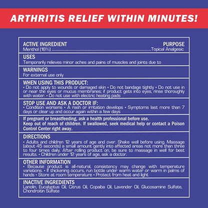 2-Pack | Fast Relief Joint-Ritis | All-Natural | Maximum Relief for Back, Neck, and Joints | As Seen On TV | Easy to Apply, 2 fl oz Roll-On Aus HealthcareBuy Supplements Australia