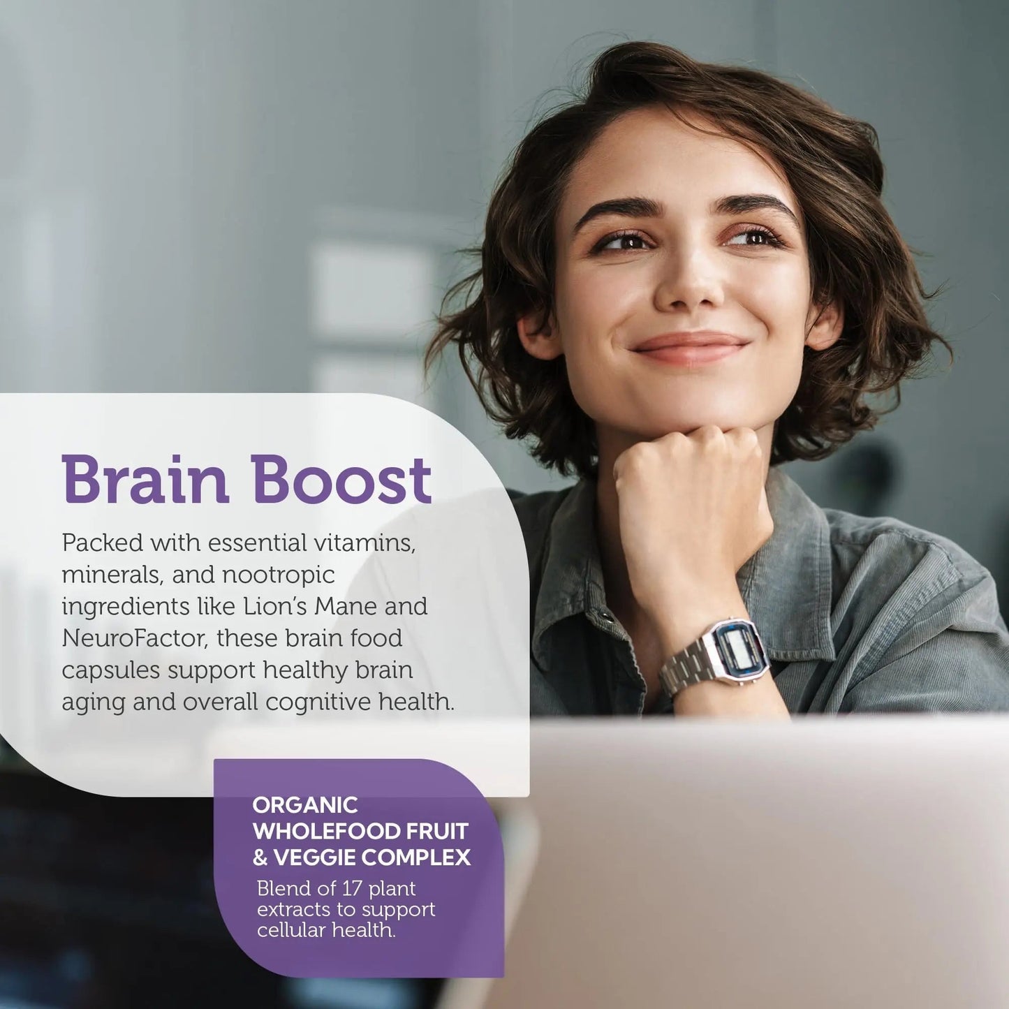 Zahler - Multivitamin Brain Supplement (60 Count) Kosher Brainfood Capsules for Adults with Neuro Factor & Lion's Mane Zahler