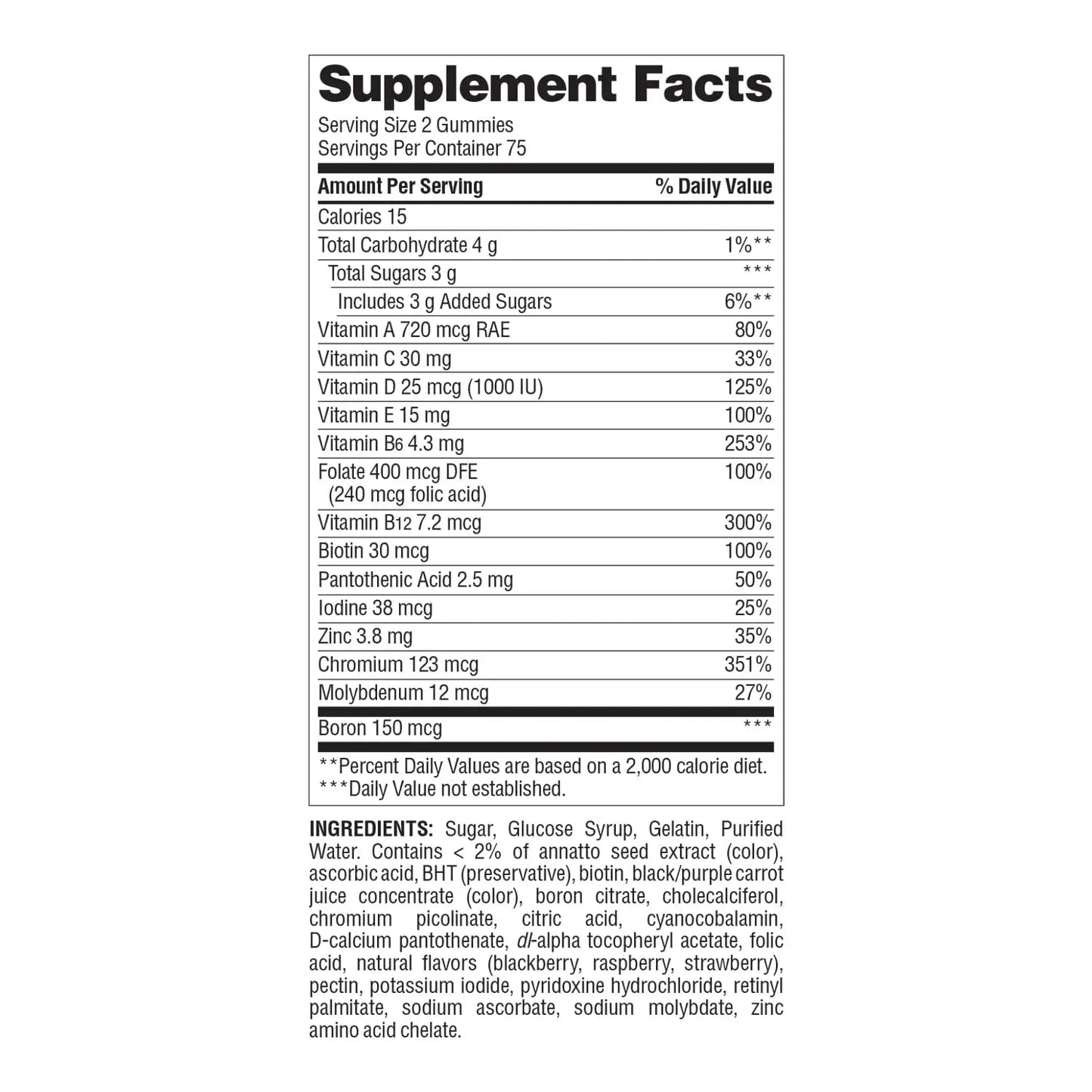 Nature's Wonder Men's Multivitamin Gummies, Supports Immune Health, Energy, Metabolism and Muscles with Vitamins A,C,D,B6,B12 Nature's WonderBuy Supplements Australia