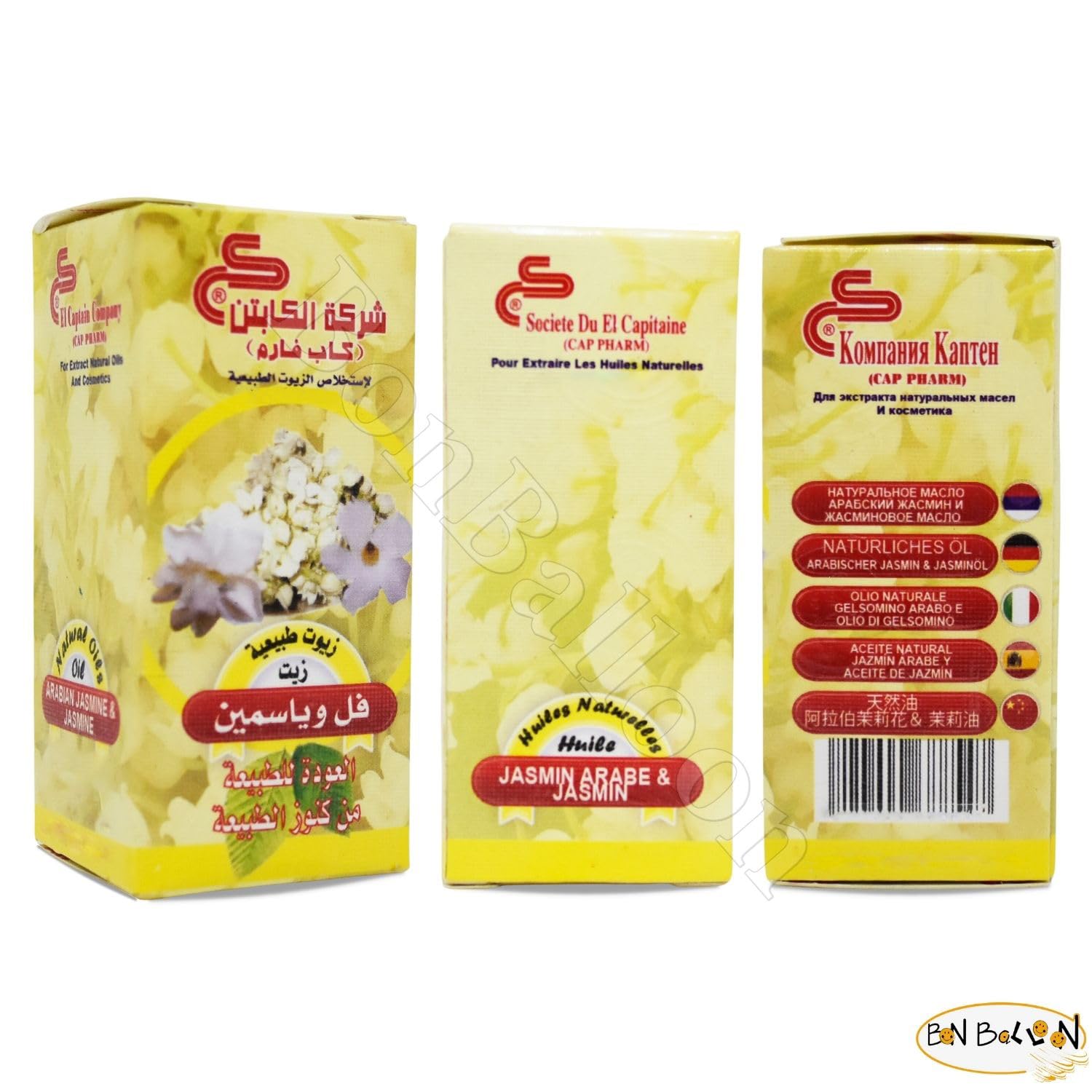 1 Pack Pure & Natural Jasmine Oil Cold Pressed El Captain Elcaptain Natural Concentrated Crude bonballoonBuy Supplements Australia