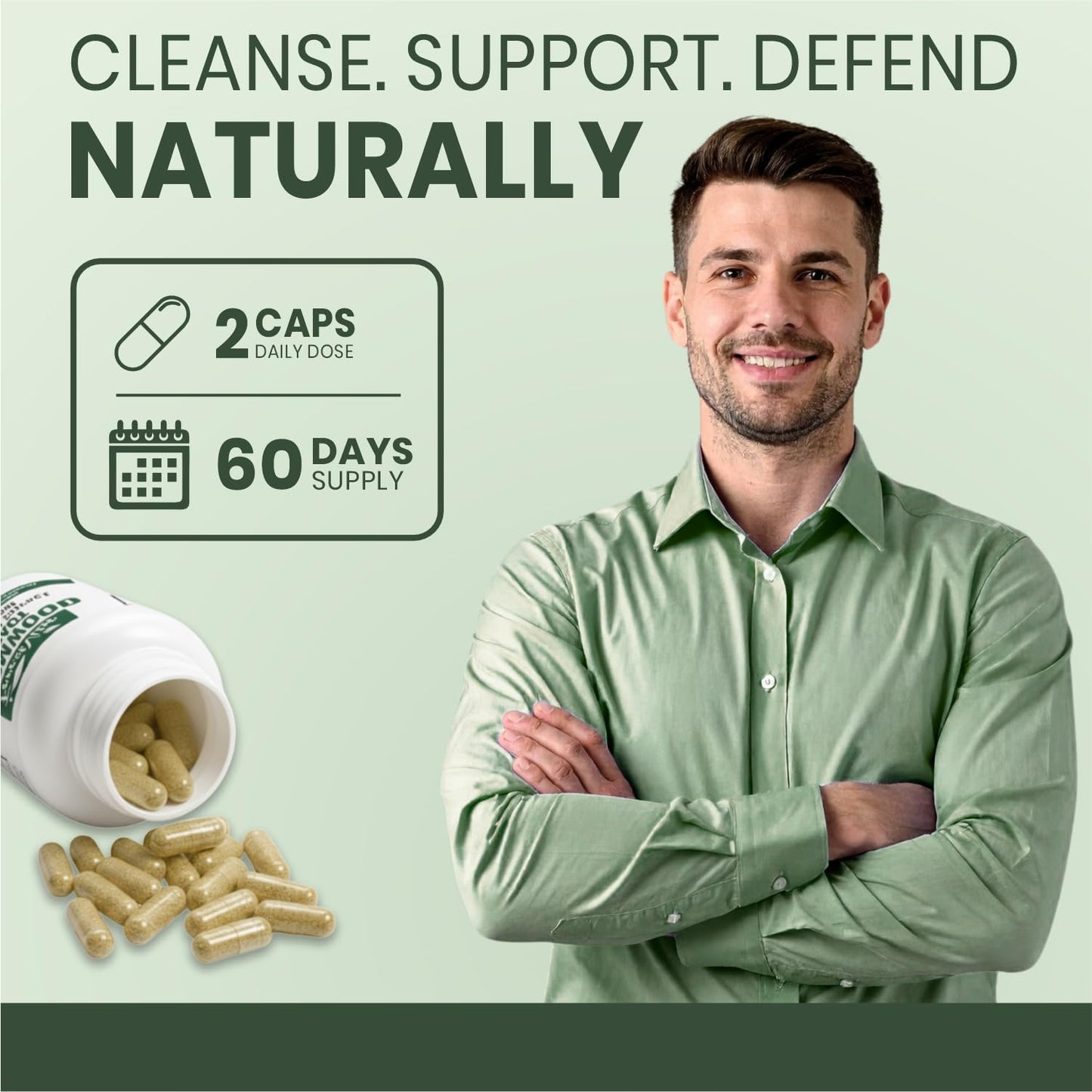 ForestVibe Wormwood Complex with Black Walnut & Clove, 3-in-1 Herbal Blend, Sweet Wormwood Extract Capsules, 120 Vegan Capsules, 2 Month Supply, Non-GMO & Gluten Free Supplement ForestVibeBuy Supplements Australia