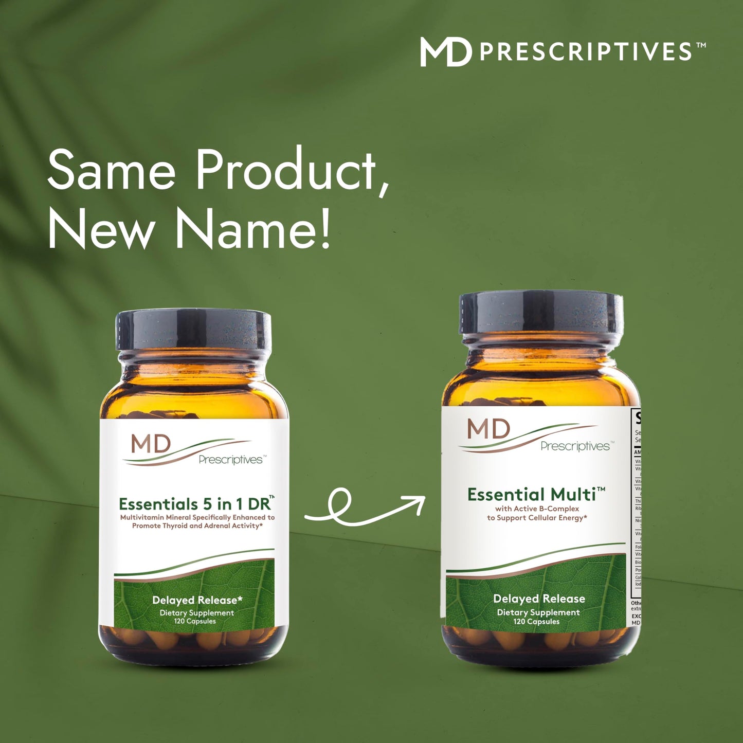 MD Prescriptives - Essential Multi (Delayed Release) - Multivitamin Mineral Complex Supplement for Enhanced Hormone Support - 120 Capsules MD PrescriptivesBuy Supplements Australia