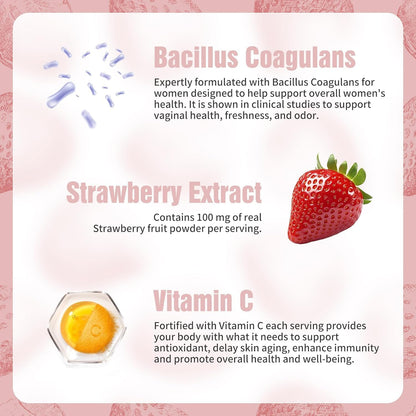 NIUSISE Feminine Balance Gummies, Premium Balance Supplement for Women PH Health, Immune Support, Vegan, Gluten-Free - Hawaiian Pineapple - 120 Gummies - 60 Servings 2 Pack. NIUSISEBuy Supplements Australia