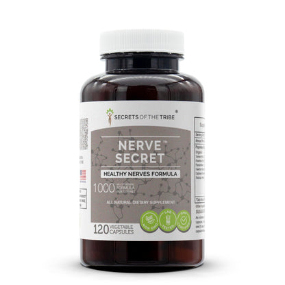 Secrets of the Tribe - Nerve Secret, Healthy Nerves Formula, Herbal Supplement Blend (120 Capsules) Secrets of the TribeBuy Supplements Australia
