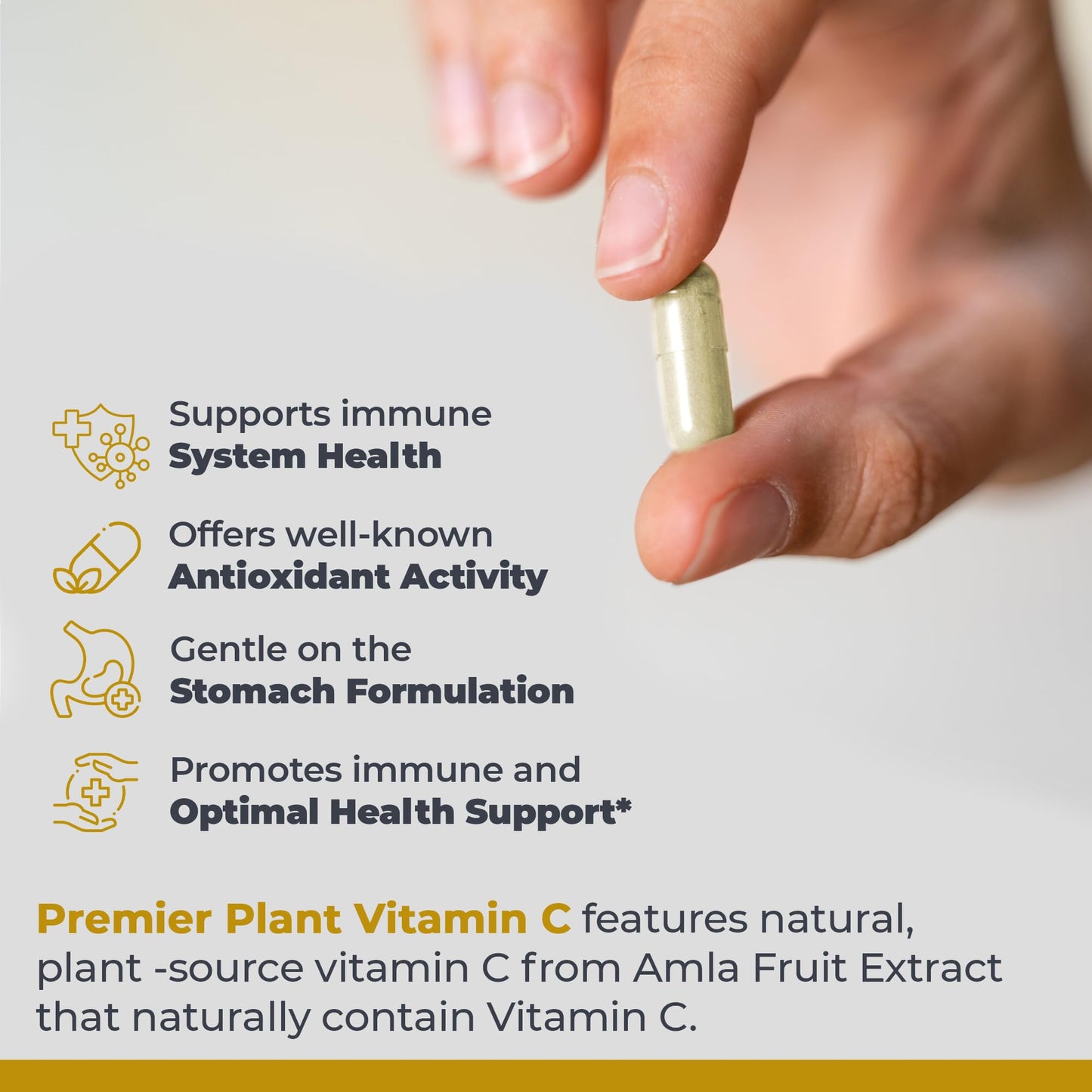 Premier Research Labs Vitamin C Supplement - Natural Vitamin C, Whole Food Vitamin C, Essential C Complex, Pure with Bioflavonoids & Organic Ingredients - 60 Vegetarian Capsules Premier Research LabsBuy Supplements Australia