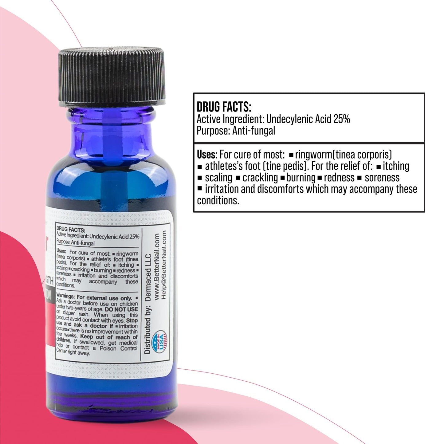 Better Nail - Treatment for Fungus Under & Around the Nail - Maximum Strength 25% Rejuvica HealthBuy Supplements Australia