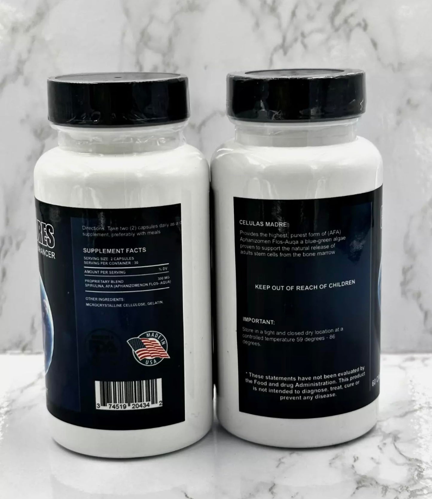 2 Bottles Celulas Madre Supports Joint & Muscles Stem Cell Immune Control 120 Capsules Madre Cell Plus. All Natural Steam Enhancer New GenericBuy Supplements Australia