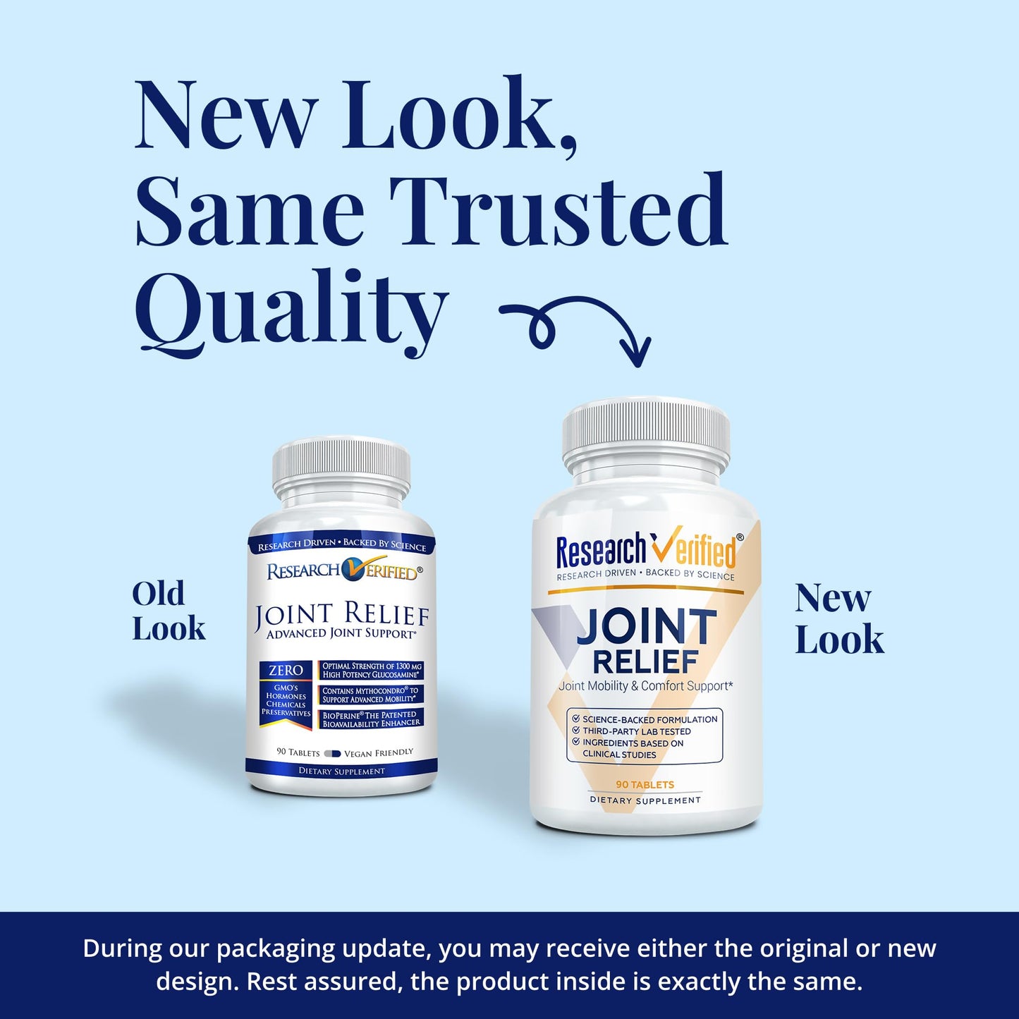 Research Verified Joint Support - Glucosamine, MSM, Turmeric, Boswellia, BioPerine - Vegan - 270 Capsules - 3 Month Supply Research VerifiedBuy Supplements Australia