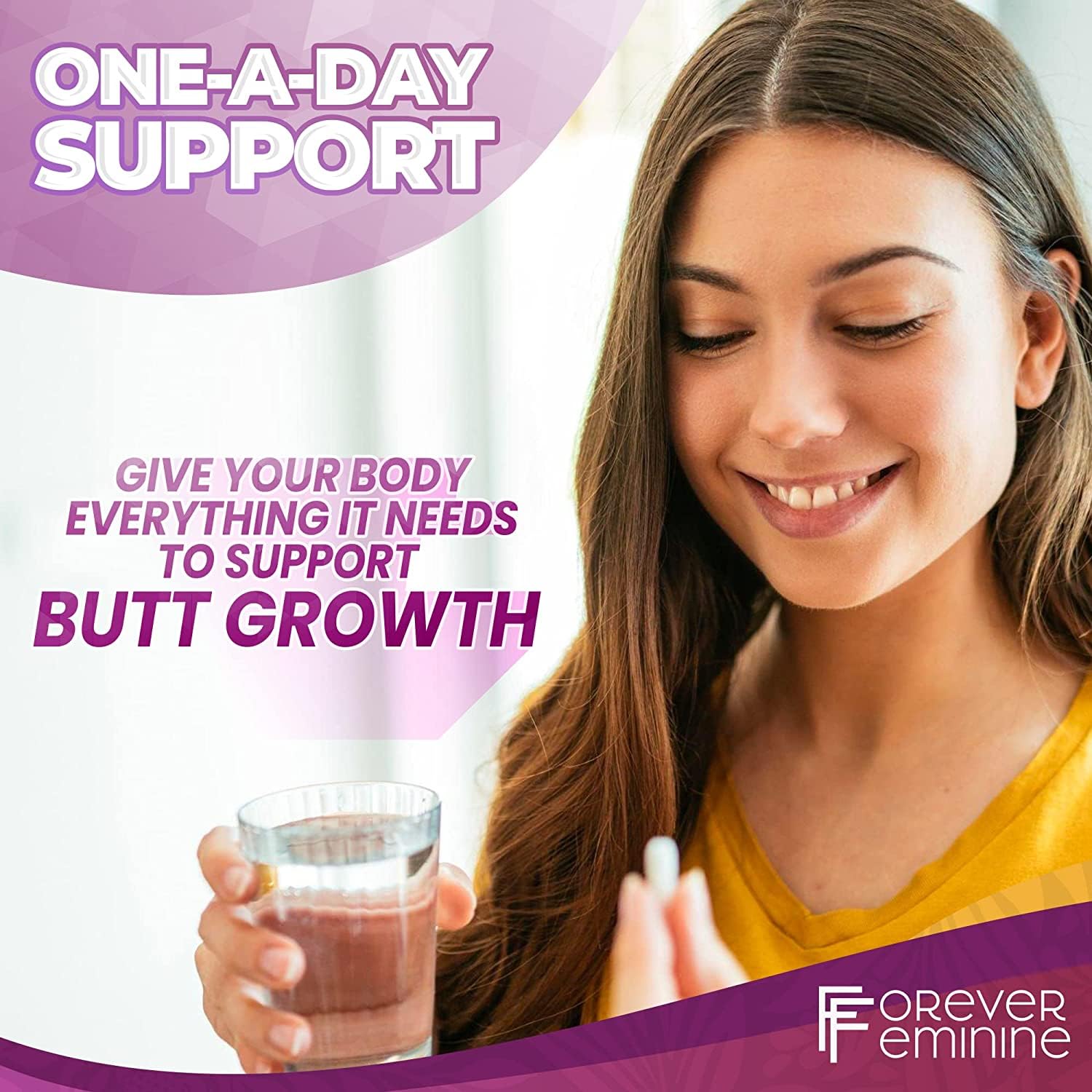 Forever Feminine Premium Butt Enhancement Pills - Booty Enlargement Pills - Shape Forever FeminineBuy Supplements Australia