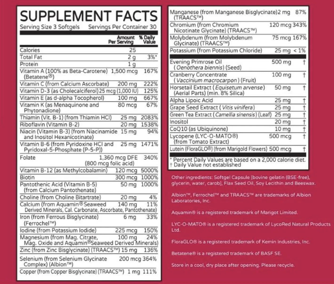 ONE Woman Bio-Optimized Multi-Nutrient by Thrivetality | Women's Multivitamin | #1 Physician Formulated | Science Based | Clinically Proven | Thrivetality NutriscienceBuy Supplements Australia