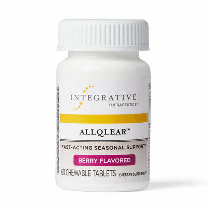 Integrative Therapeutics AllQlear - Seasonal Supplement for Immune Support *- Quail Egg Powder Blend - Dairy-Free - Berry Flavored, 60 Chewable Tablets (30 Servings) Integrative TherapeuticsBuy Supplements Australia