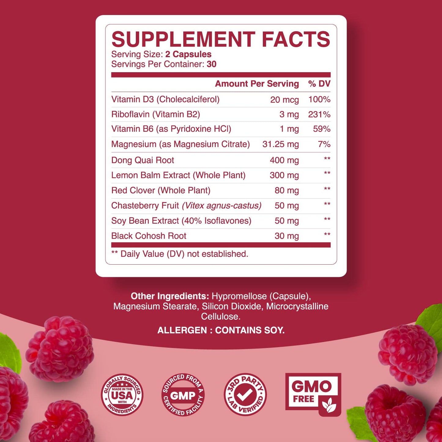 Natural Menopause Supplements for Women Health - Natural Hormone Balance for Women Plus Adrenal Support Menopause Relief and Thyroid Support with Dong Quai Root and Black Cohosh for Menopause PhytoralBuy Supplements Australia