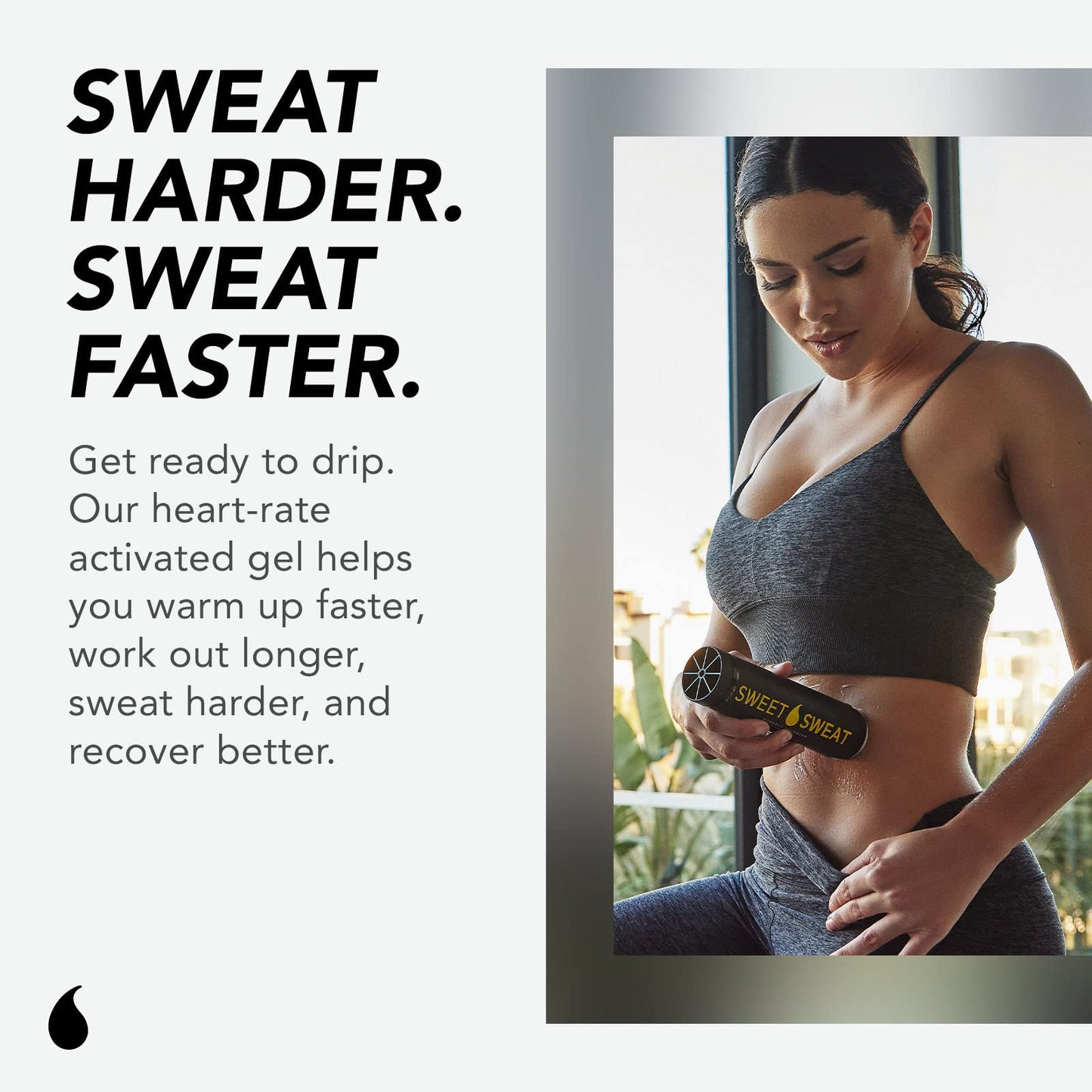 Sweet Sweat Workout Enhancer Roll-On Gel Stick - Sweat Harder and Faster Sports ResearchBuy Supplements Australia