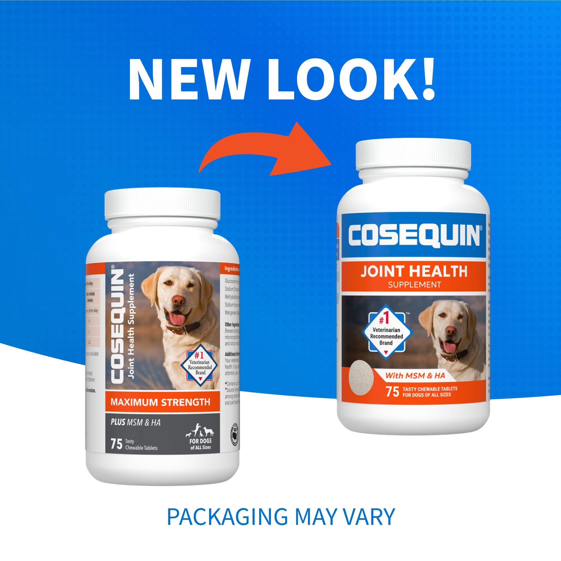 Nutramax Cosequin for Dogs Joint Health Supplement, Contains Glucosamine for Dogs, Plus Chondroitin, MSM and HA, Supports Healthy Joints, Chewable Tablets, 75 Count Nutramax LaboratoriesBuy Supplements Australia
