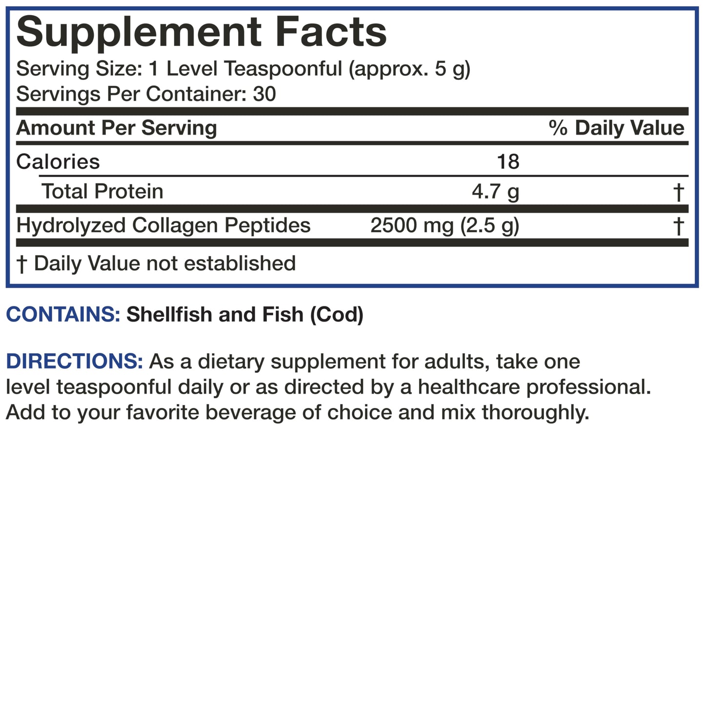 Bronson Marine Collagen Peptides Hydrolyzed Protein Powder 100% Wild Caught Nordic Cod Verified Sustainable Source for Joints Skin Hair Nails & Bones 150g (5.29oz) BronsonBuy Supplements Australia