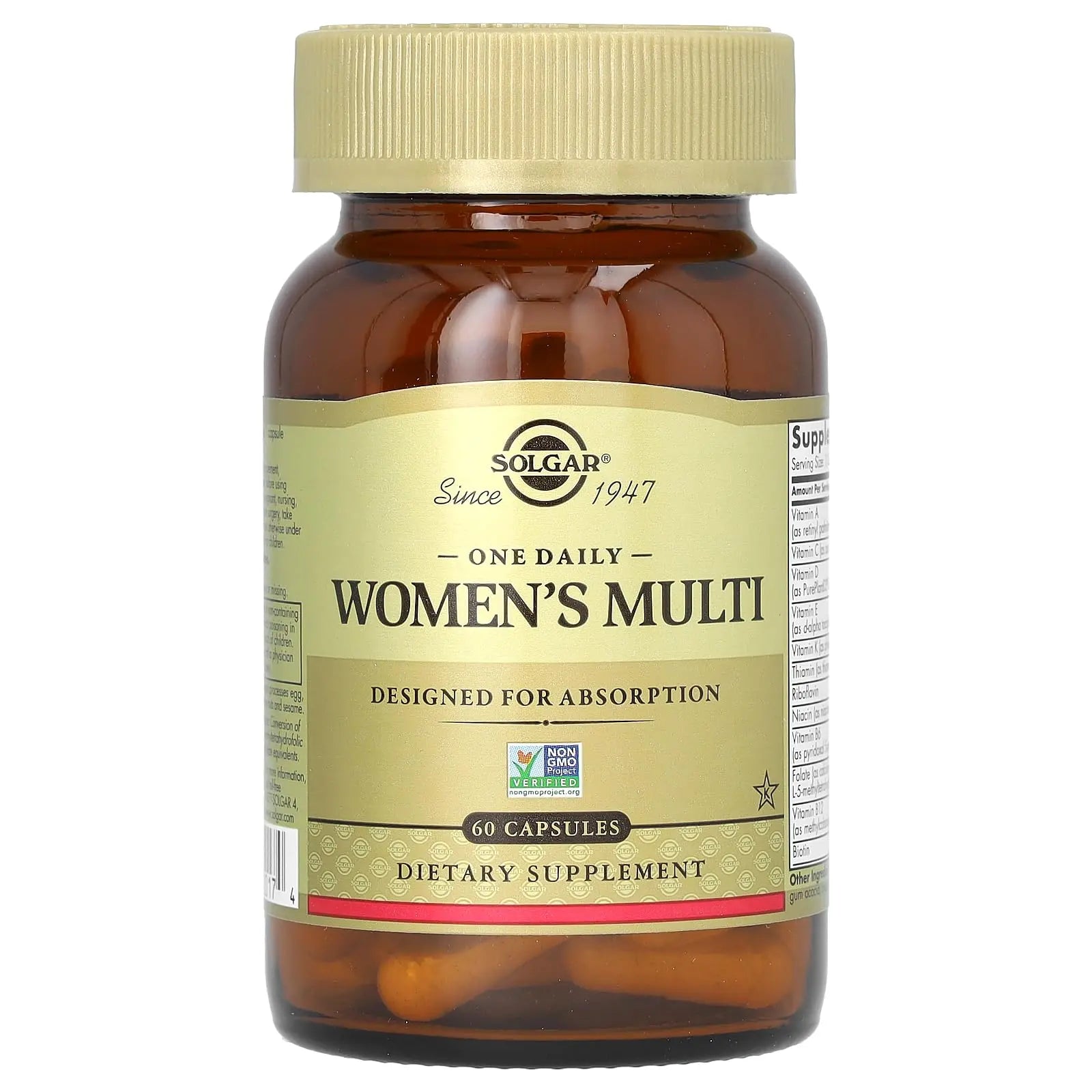 Solgar One Daily Women's Multi Whole Body Support Highly Absorbable Delayed Release Vitamin for Women, Supplement for Immune, Heart, Energy SolgarBuy Supplements Australia