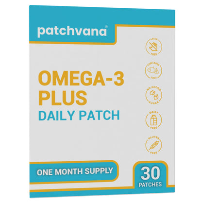 Patchvana Omega 3 Patch for Women & Men, 1 Month Supply, 30 Patches PatchvanaBuy Supplements Australia