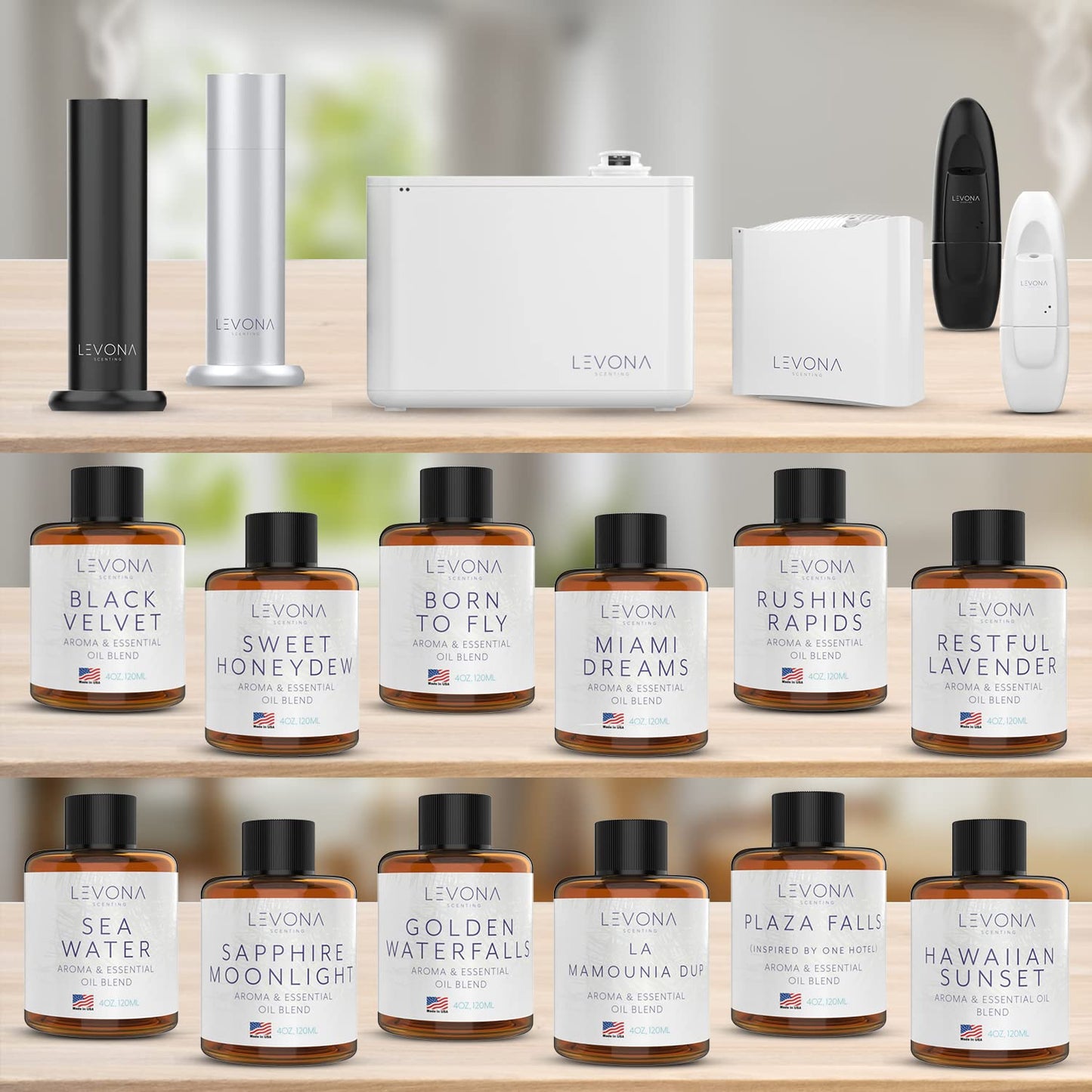 Levona Scent Pure Essential Oils For Diffusers For Home, Hotel & Office - Sapphire Moonlight Essential Oil LEVONA SCENTBuy Supplements Australia