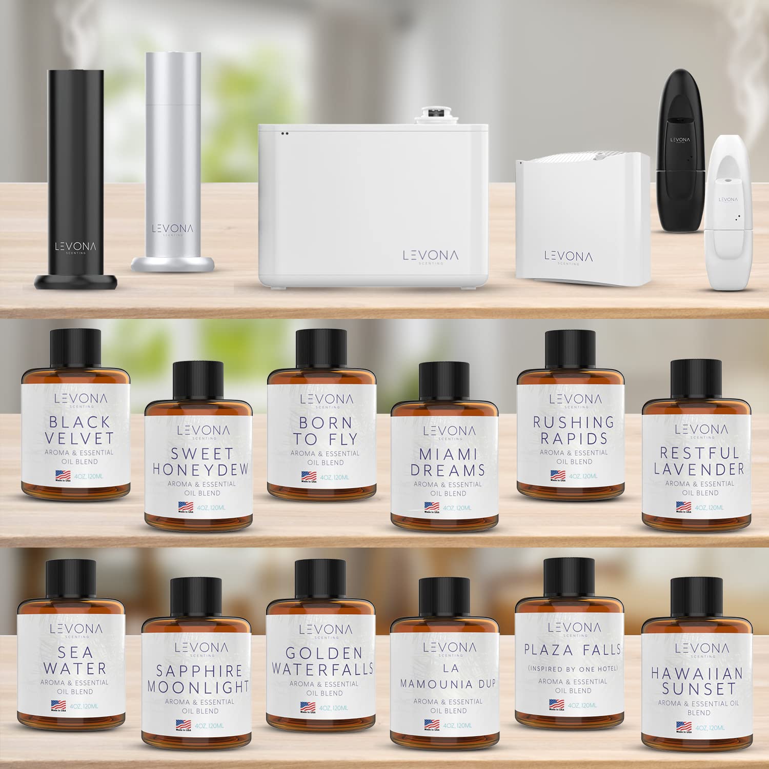 Levona Scent Pure Essential Oils For Diffusers For Home, Hotel & Office - Sapphire Moonlight Essential Oil LEVONA SCENTBuy Supplements Australia