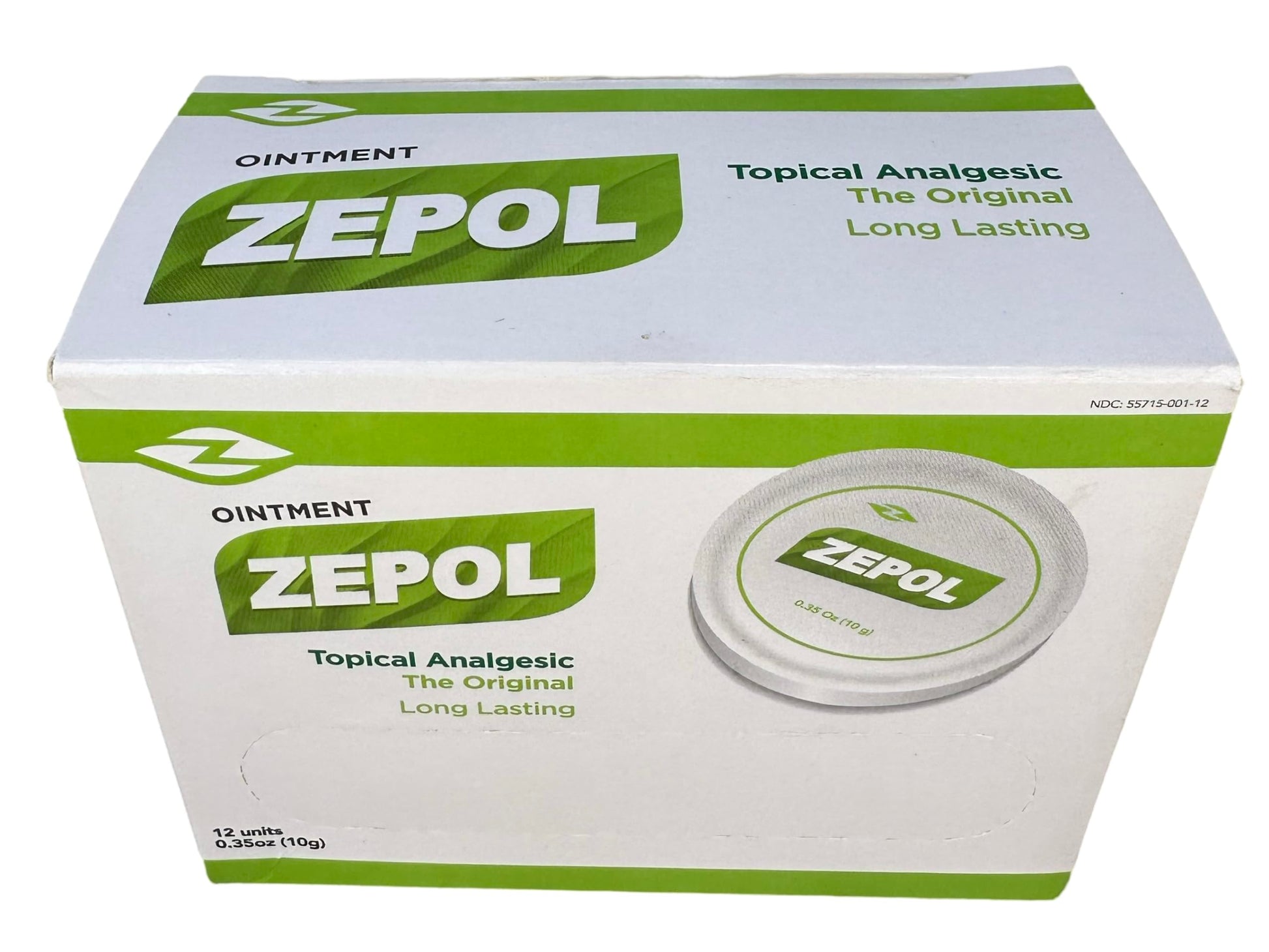 Zepol Original - Long-Lasting Topical Analgesic Ointment for Muscles, Joints, Backache, Sprains, and Strains - Pack of 12 Cans, 0.35 oz Each ZepolBuy Supplements Australia
