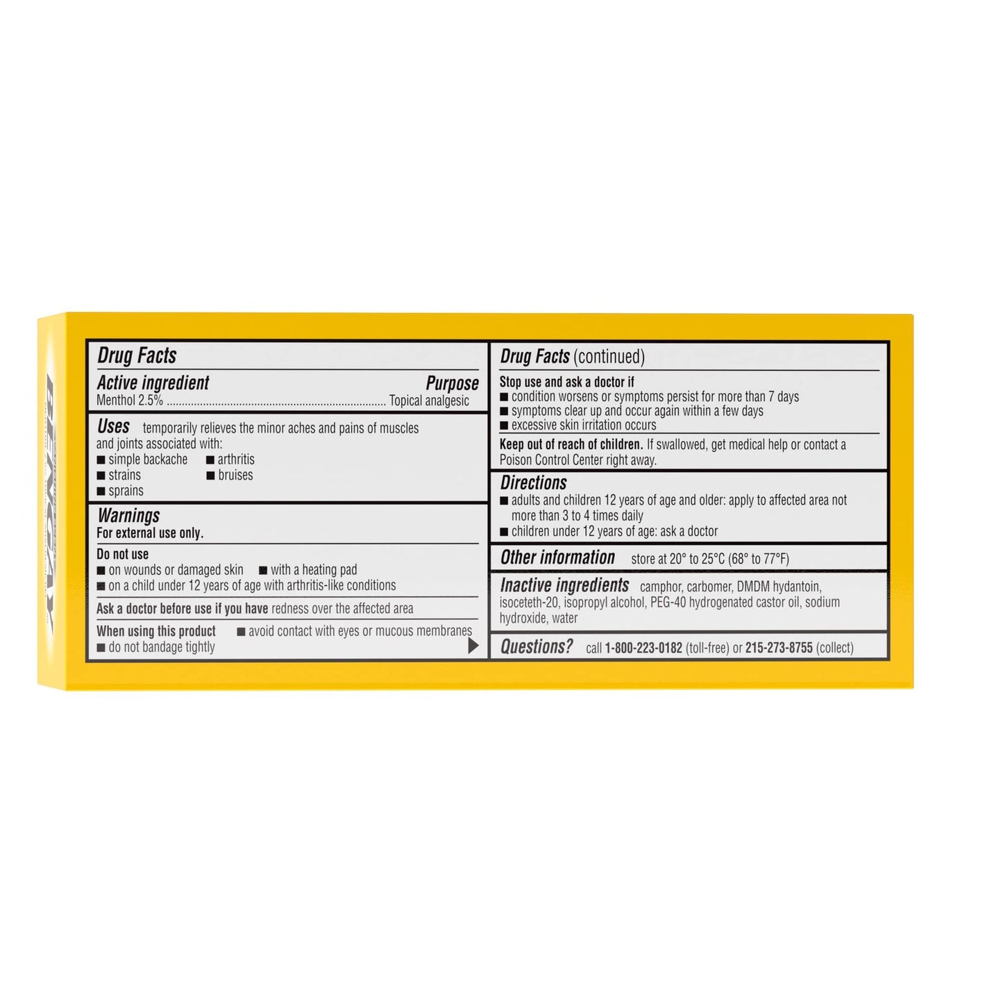 Ben Gay Vanish Scnt Size 2z Bengay Non-Greasy Vanishing Scent Pain Reliever Gel, Pack of 3 Johnson & JohnsonBuy Supplements Australia