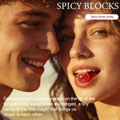 Spicy Blocks for Couples-with Chili Pepper , Maca Root & Epimedium Extract | Supports Emotional Warmth & Daily Comfort | Peach Flavor, Mild Spicy Kick, Vegan-Friendly, No Artificial Additives (1) PBZPBZBuy Supplements Australia