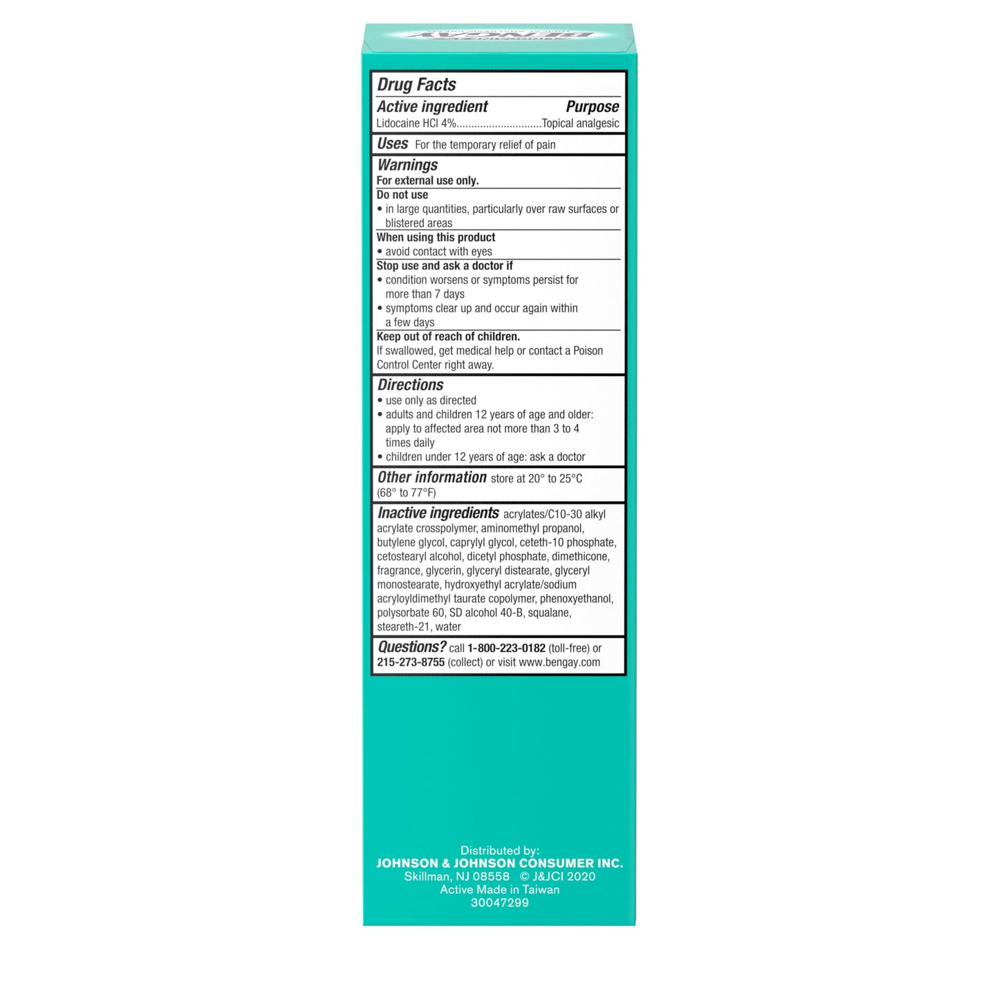 Bengay Lidocaine Pain Relief Cream, Maximum Strength OTC, Non-Greasy Topical Analgesic with 4% Lidocaine to Desensitize Nerves, Numbing Cream with a Soothing Jasmine Scent, 3 oz BengayBuy Supplements Australia