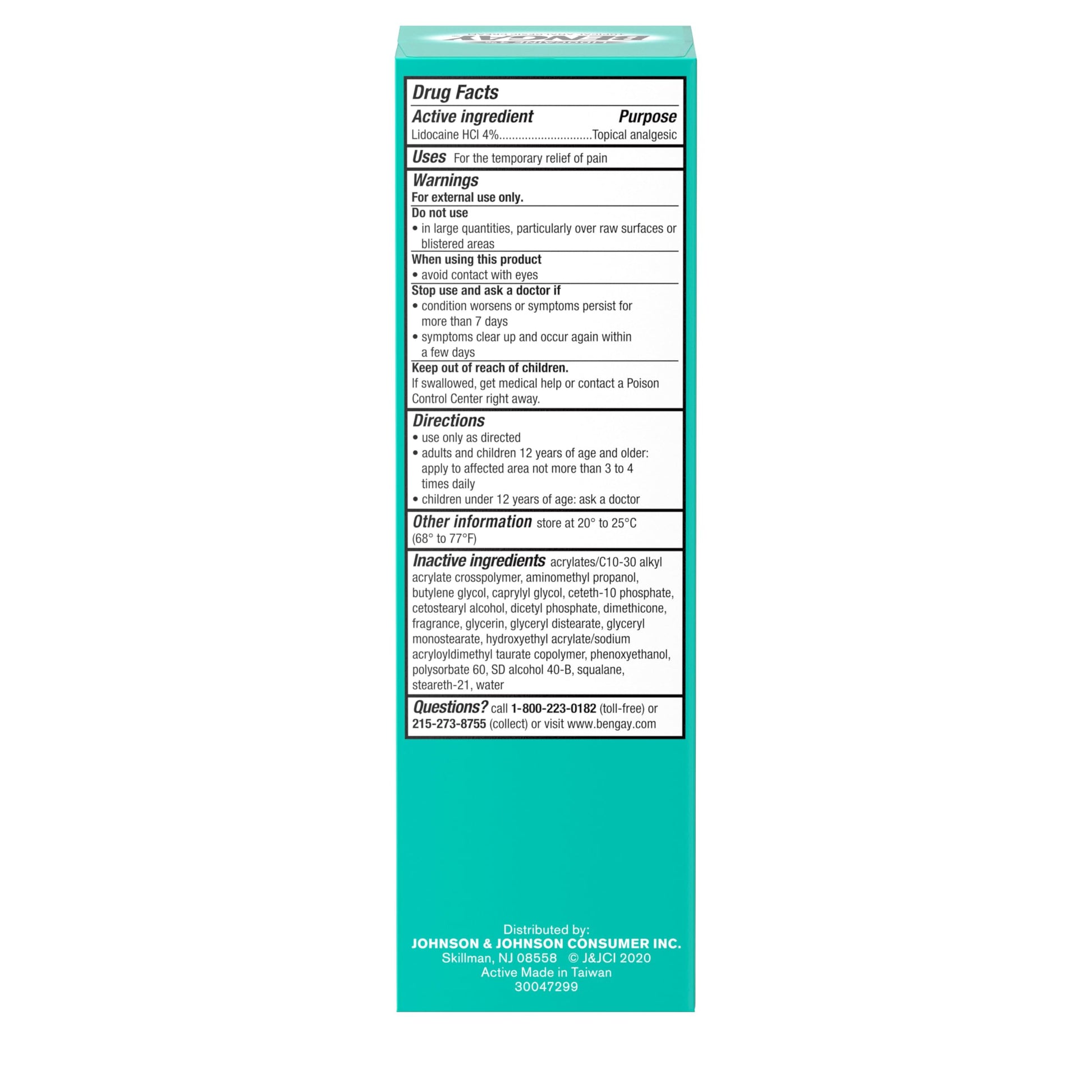 Bengay Lidocaine Pain Relief Cream, Maximum Strength OTC, Non-Greasy Topical Analgesic with 4% Lidocaine to Desensitize Nerves, Numbing Cream with a Soothing Jasmine Scent, 3 oz BengayBuy Supplements Australia