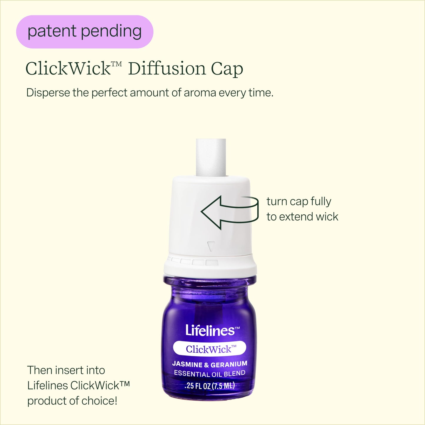 Lifelines ClickWick Essential Oil Blend 2-Pack: in Bloom and Citrus Grove, for Lifelines ClickWick Essential LifelinesBuy Supplements Australia