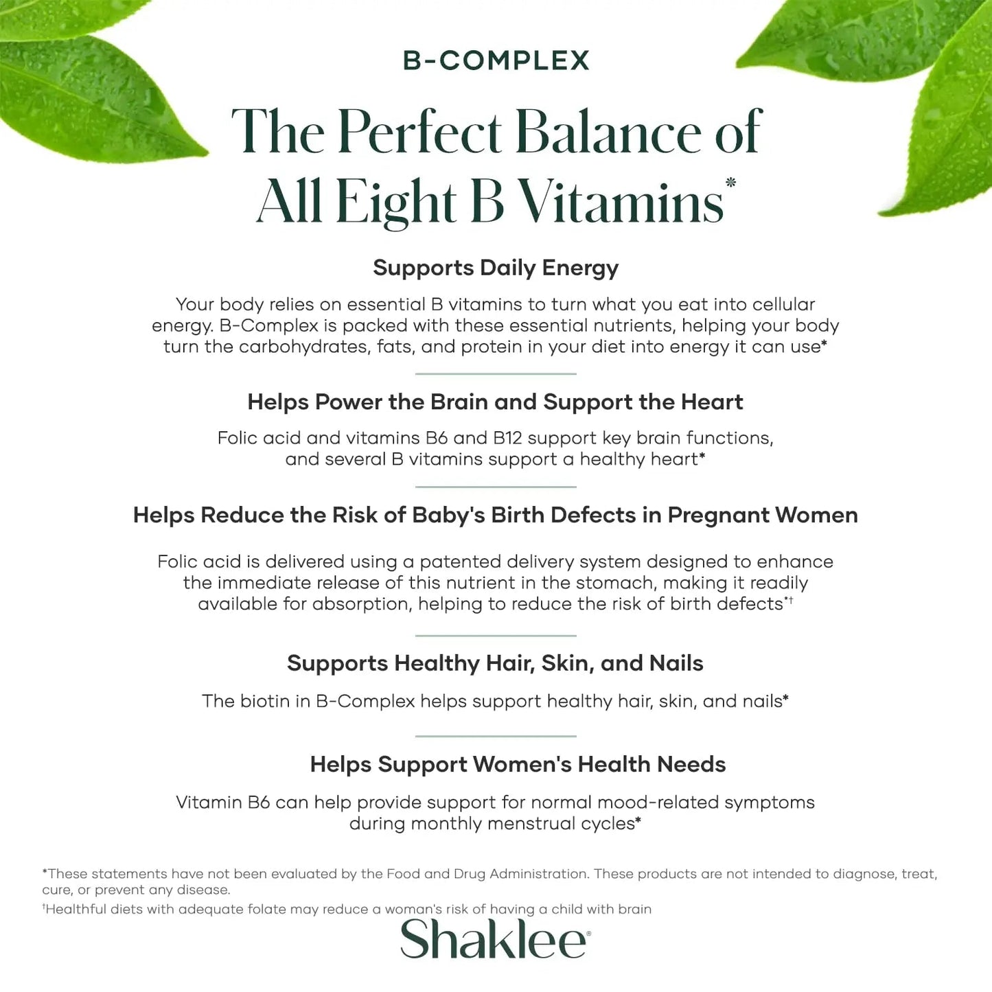 Shaklee - B-Complex- The Ultimate Energy Boost with Patented Bioactivated Absorption System™ - B Vitamins for Enhanced Well-Being ShakleeBuy Supplements Australia