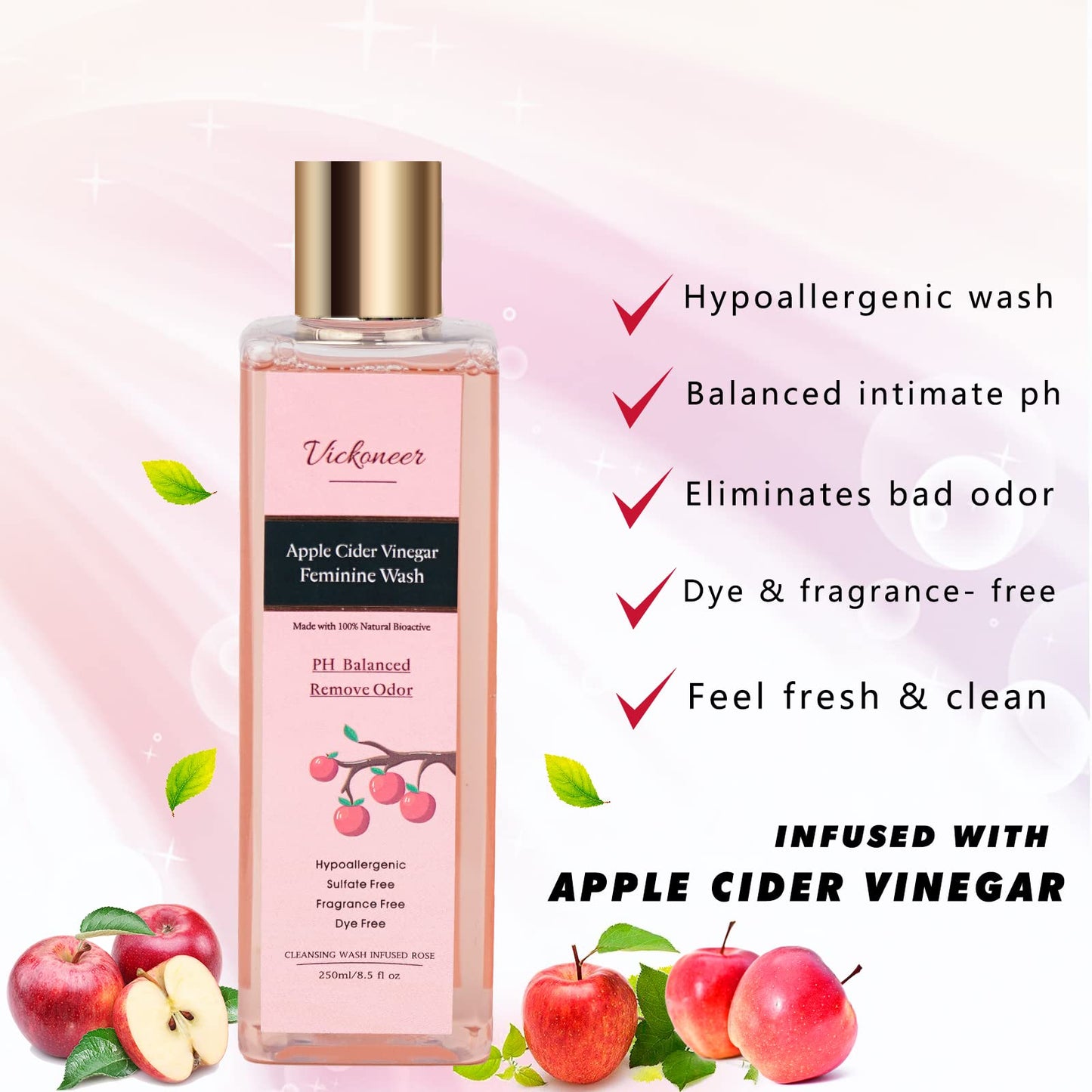 Vickoneer Yoni Wash for Women & Yoni Essential Oil, Intimate Feminine Wash Yoni Care VickoneerBuy Supplements Australia