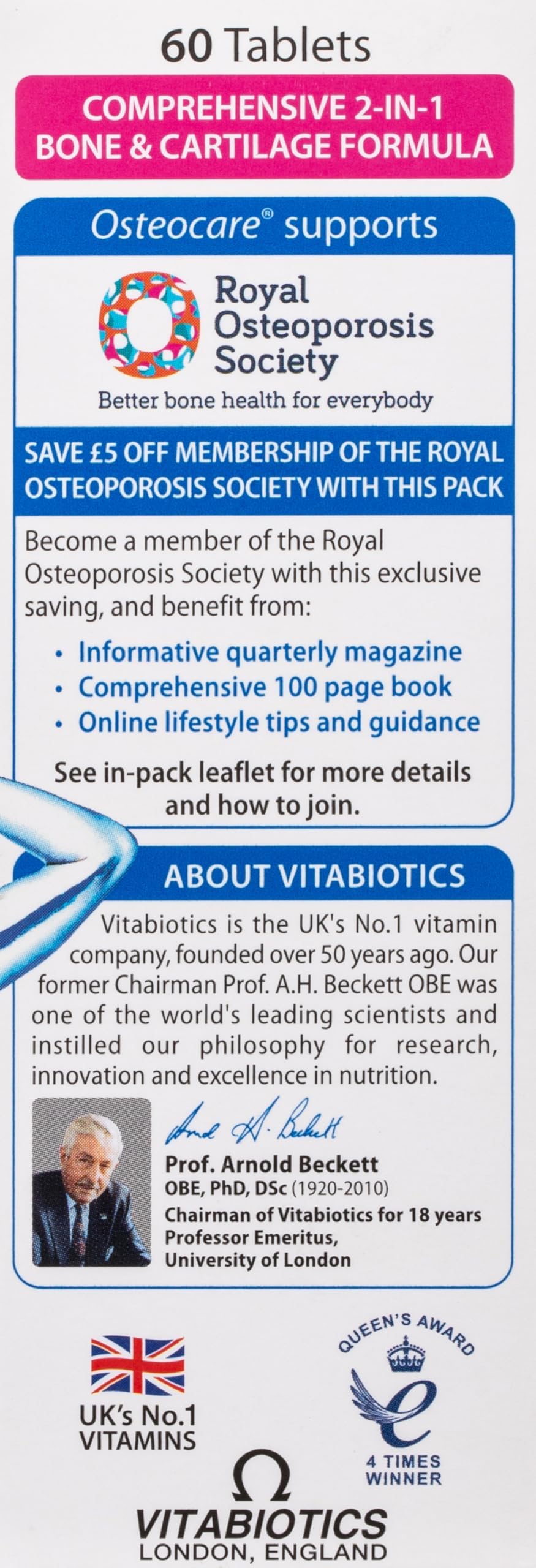 Vitabiotics Osteocare Joint VitabioticsBuy Supplements Australia