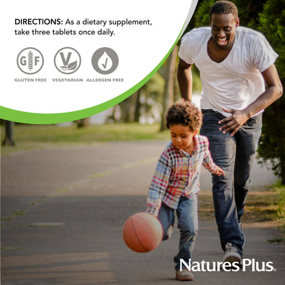 NaturesPlus Source of Life Green & Red Multivitamin - 90 Tablets - with Concentrated Whole Foods - Vegetarian, Gluten Free - 30 Servings NaturesPlusBuy Supplements Australia