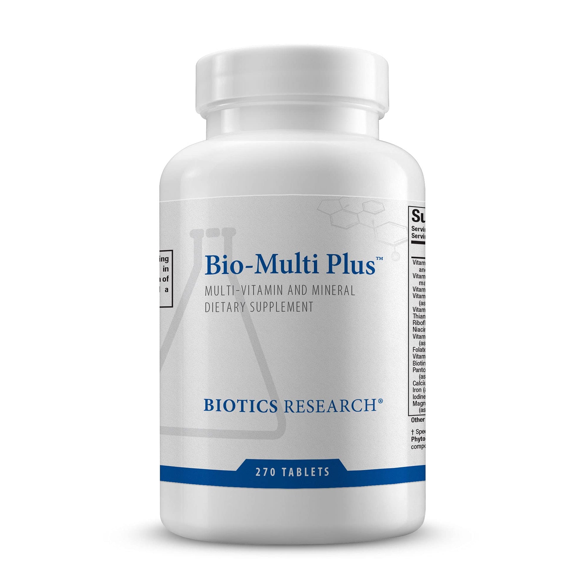 BIOTICS RESEARCH Bio-Multi Plus - Robust Foundational Multivitamin/Mineral Formula, Contains Plant-Based Trace Minerals 270 Tablets BIOTICS RESEARCHBuy Supplements Australia
