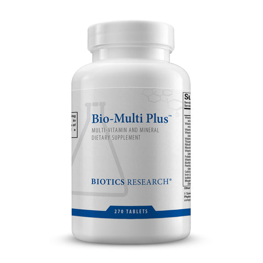 BIOTICS RESEARCH Bio-Multi Plus - Robust Foundational Multivitamin/Mineral Formula, Contains Plant-Based Trace Minerals 270 Tablets BIOTICS RESEARCHBuy Supplements Australia