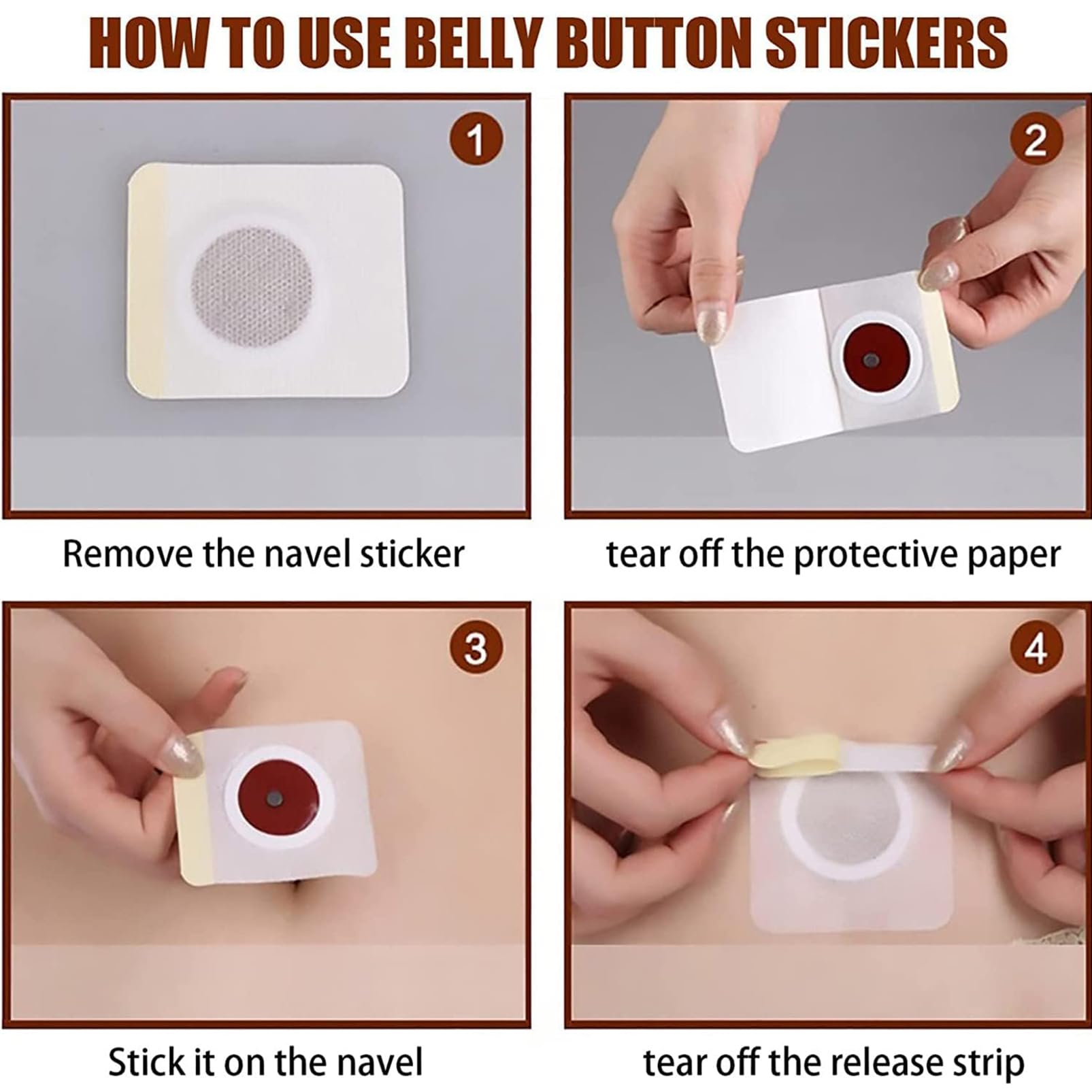 30Pcs Belly Patch, Waterproof Stickers for Women Girls, Natural Belly Sticker for Women and Men RosardenBuy Supplements Australia
