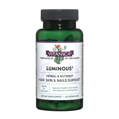 Vitanica, Luminous, Hair, Skin and Nail Support, Vegan, 60 Capsules VitanicaBuy Supplements Australia