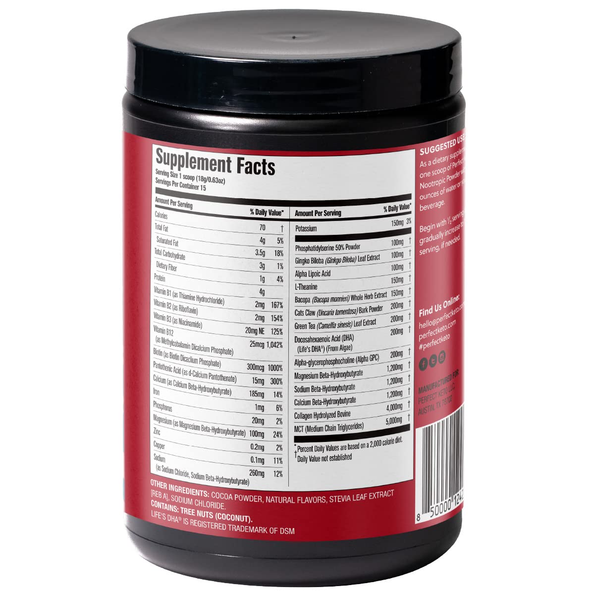 Perfect Keto Nootropic Brain Supplement - Enhance Focus and Energy, Boost Concentrati Perfect KetoBuy Supplements Australia