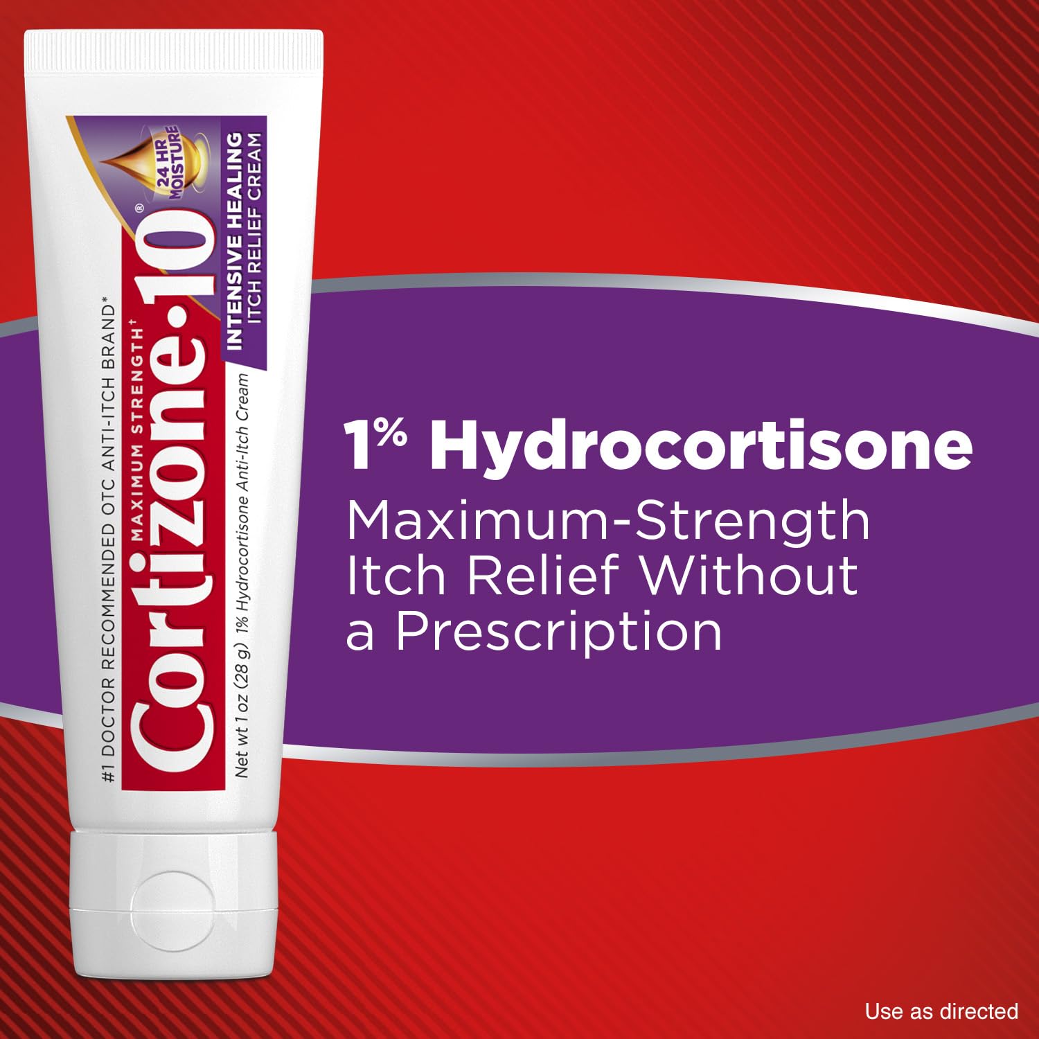 Cortizone-10 Maximum Strength Intensive Healing Itch Relief Cream, 1% Hydrocortisone, Fast-Acting, Anti-Itch Cream for Bug Bites, Rash, Eczema, Psoriasis, Poison Ivy, Oak, Sumac & More, 1 oz Cortizone 10Buy Supplements Australia